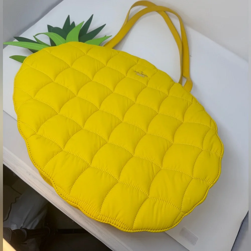 Kate Spade New York Wing It Pineapple Shoulder Tote